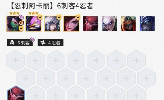 金铲铲之战4忍6刺玩法攻略（打造最强忍者阵容）