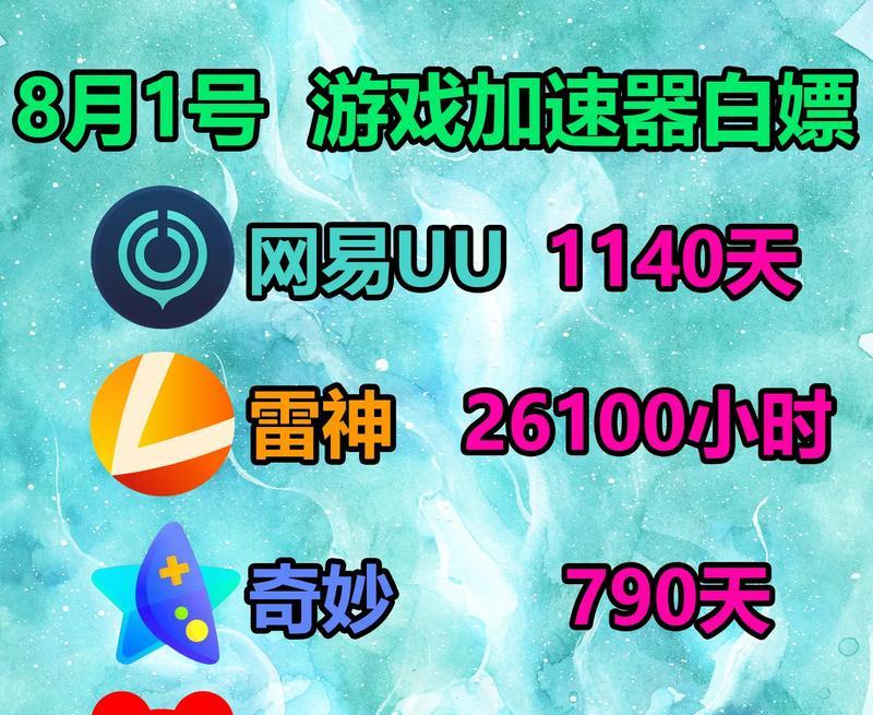免费的雷神手游加速器推荐有哪些？哪些加速器可以免费使用？