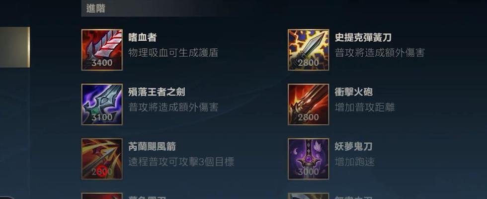英雄联盟中剑圣的初始装备应如何选择？