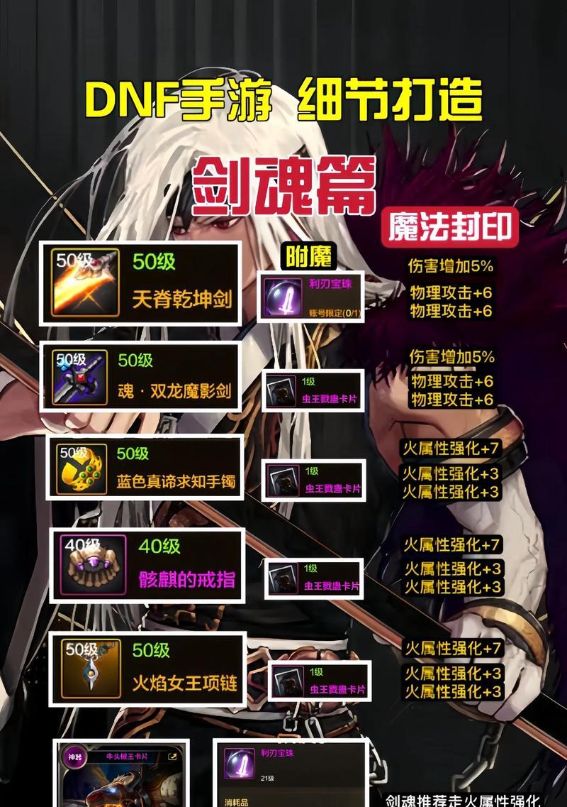 DNF剑魂如何堆叠至300点属性强化？有哪些装备和附魔推荐？