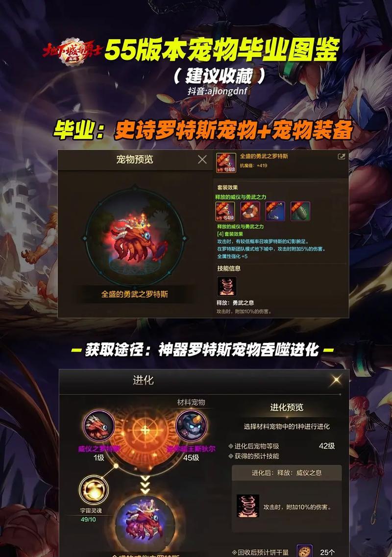 DNF宠物合成史诗的方法是什么？成功率如何？